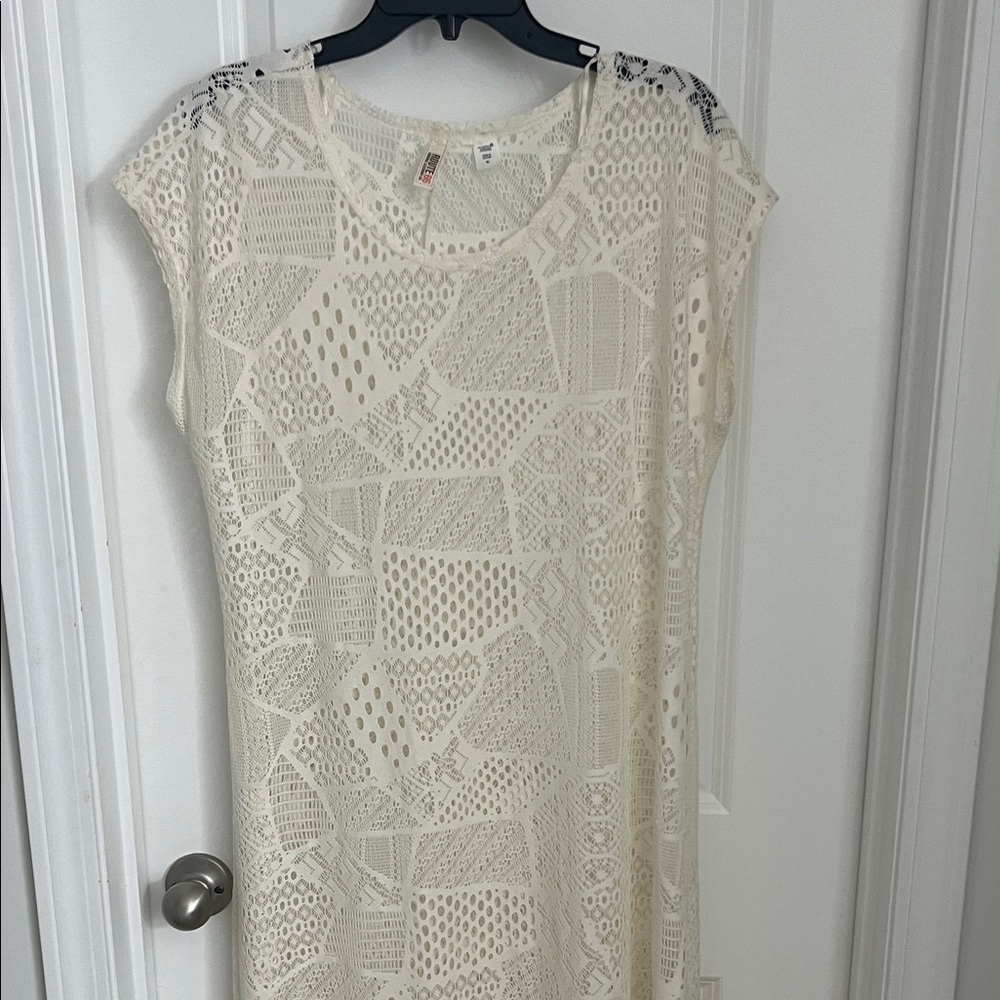 Cream Maxi Bathing Suit Cover Up